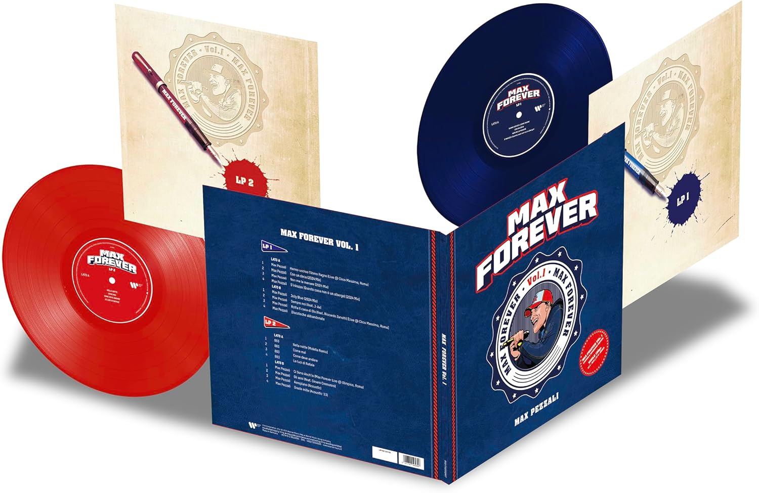 Max Forever Vol.1 (Doppio Vinile Blu E Rosso)