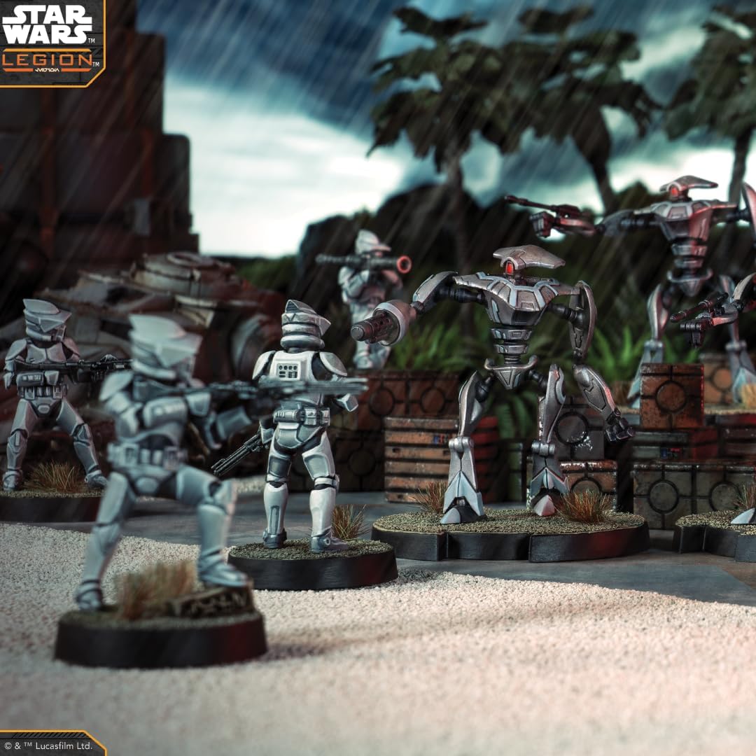 Atomic Mass Games | Star Wars Legión: Aqua Droids | Expansión | Juego de Miniaturas | A Partir de 14 Años | para 2 Jugadores | 1-2 Horas por Partida | Multilenguaje (Incluye Español