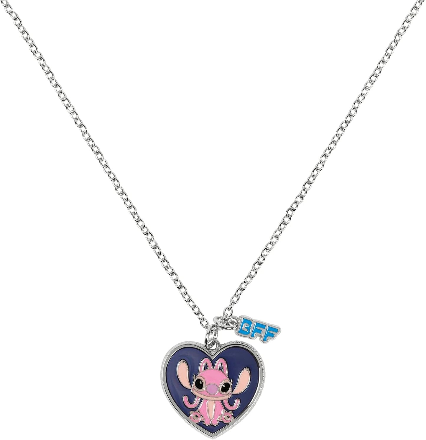 Disney Lilo & Stitch 2pcs BFF Necklace Set, Zinc, Zinc