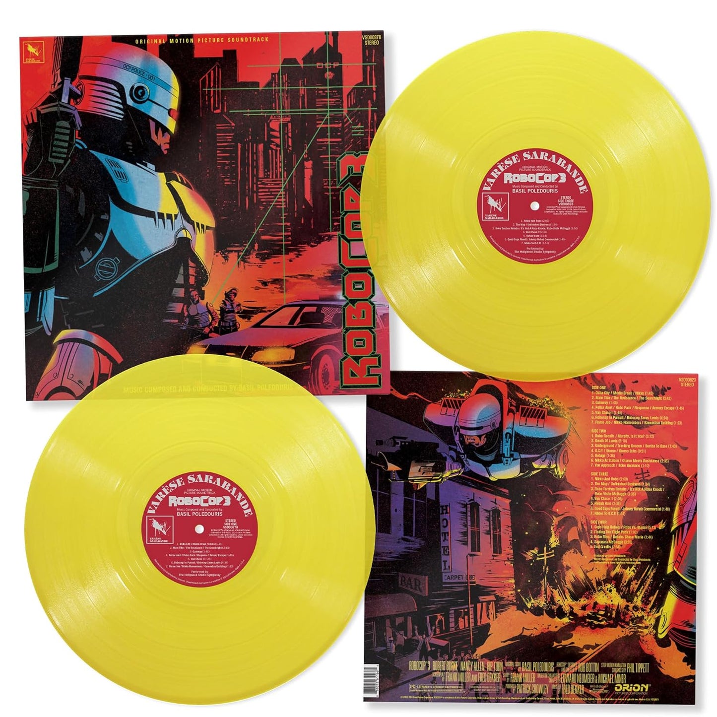 ROBOCOP 3 (OST) (DELUXE EDITION/YELLOW VINYL/2LP