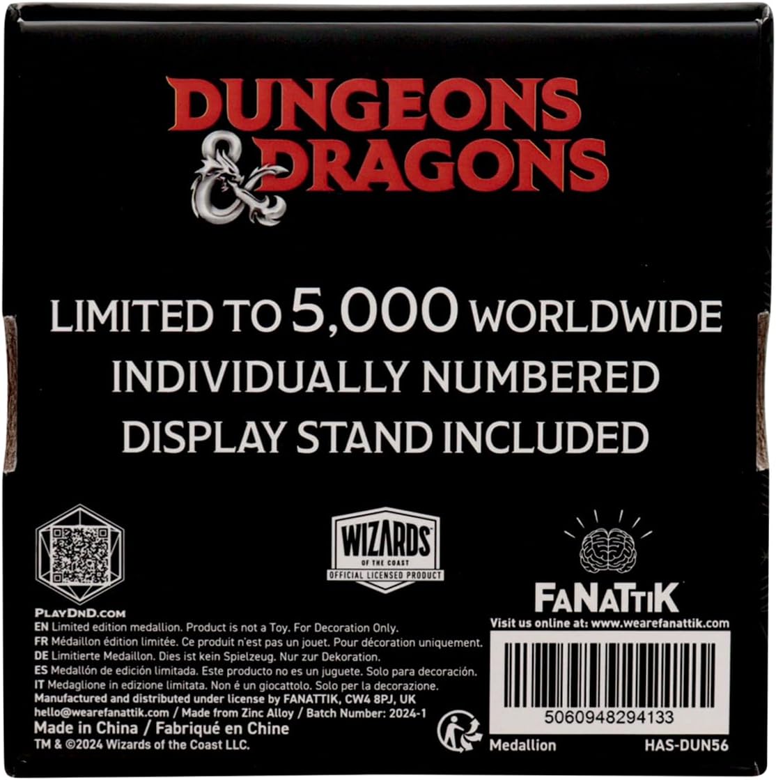 FaNaTtik Dungeons & Dragons D20 Medallion