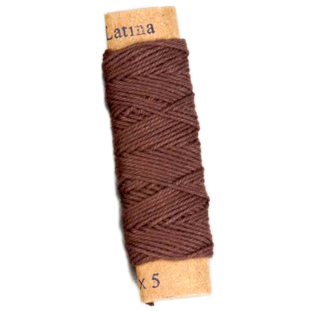 COTTON THREAD -BROWN- dia. 0,50 mm (20 m