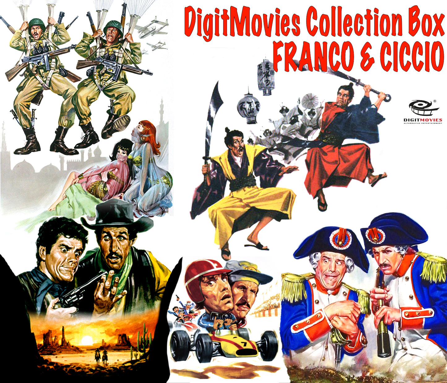 DigitMovies collection box: Franco & Ciccio