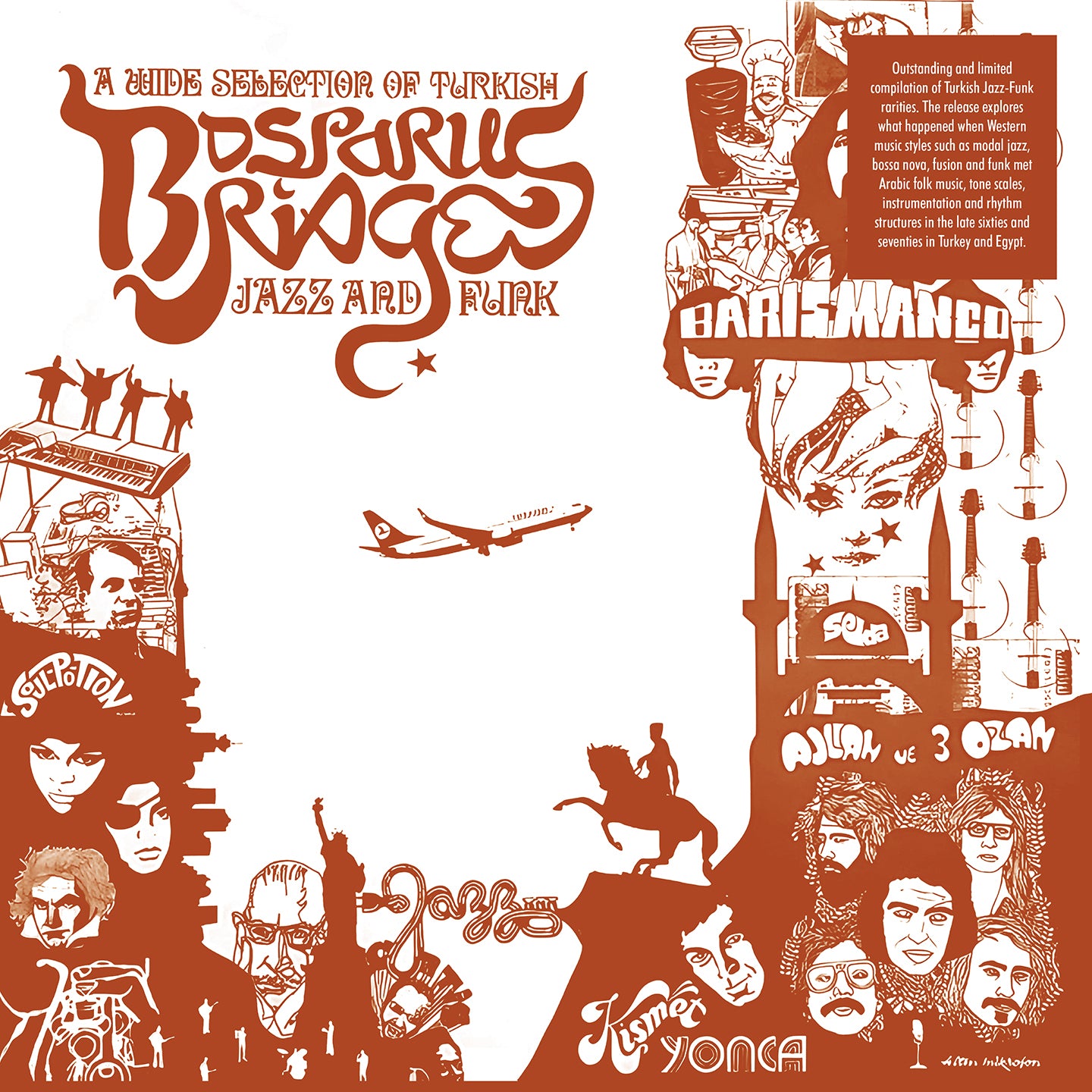 Bosporus Bridges: A Wide Selection of Turkish Jazz and Funk