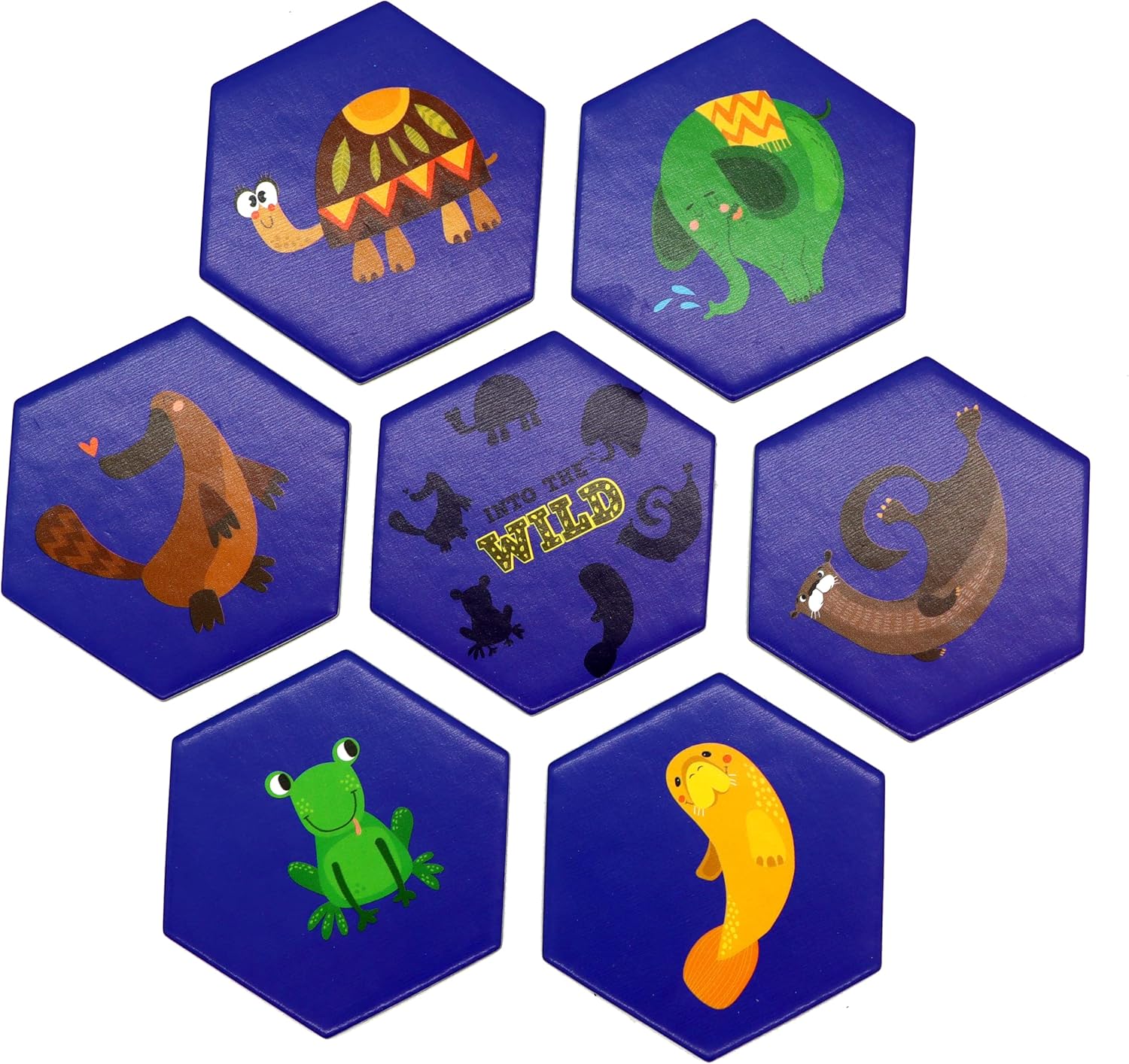 Shuffle Into The Wild Let's Match - Have Fun Creating These 5 Matching Puzzles, For 2-4 Players, Suitable For Ages 3+