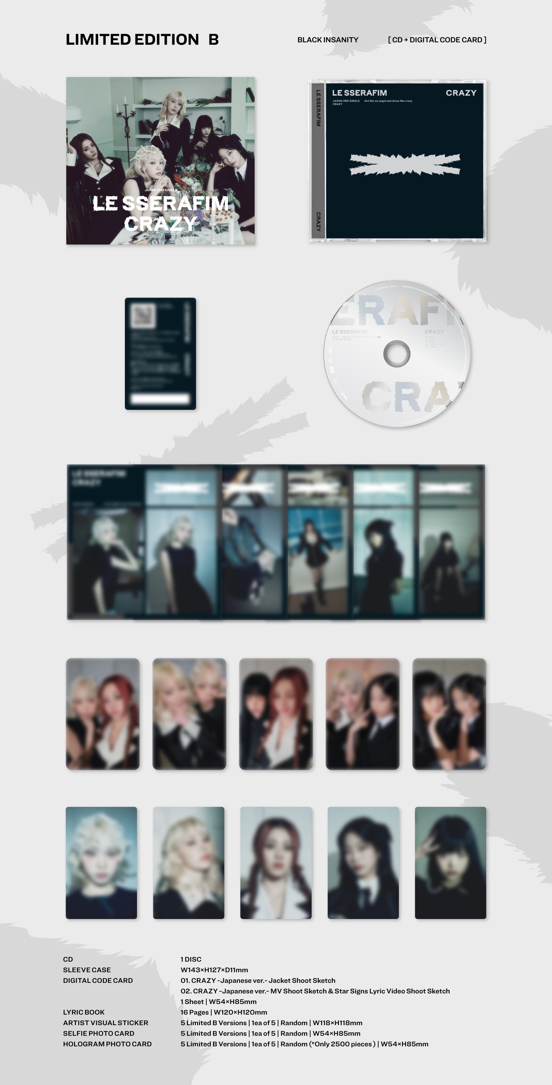 CRAZY (Limited Edition B)
