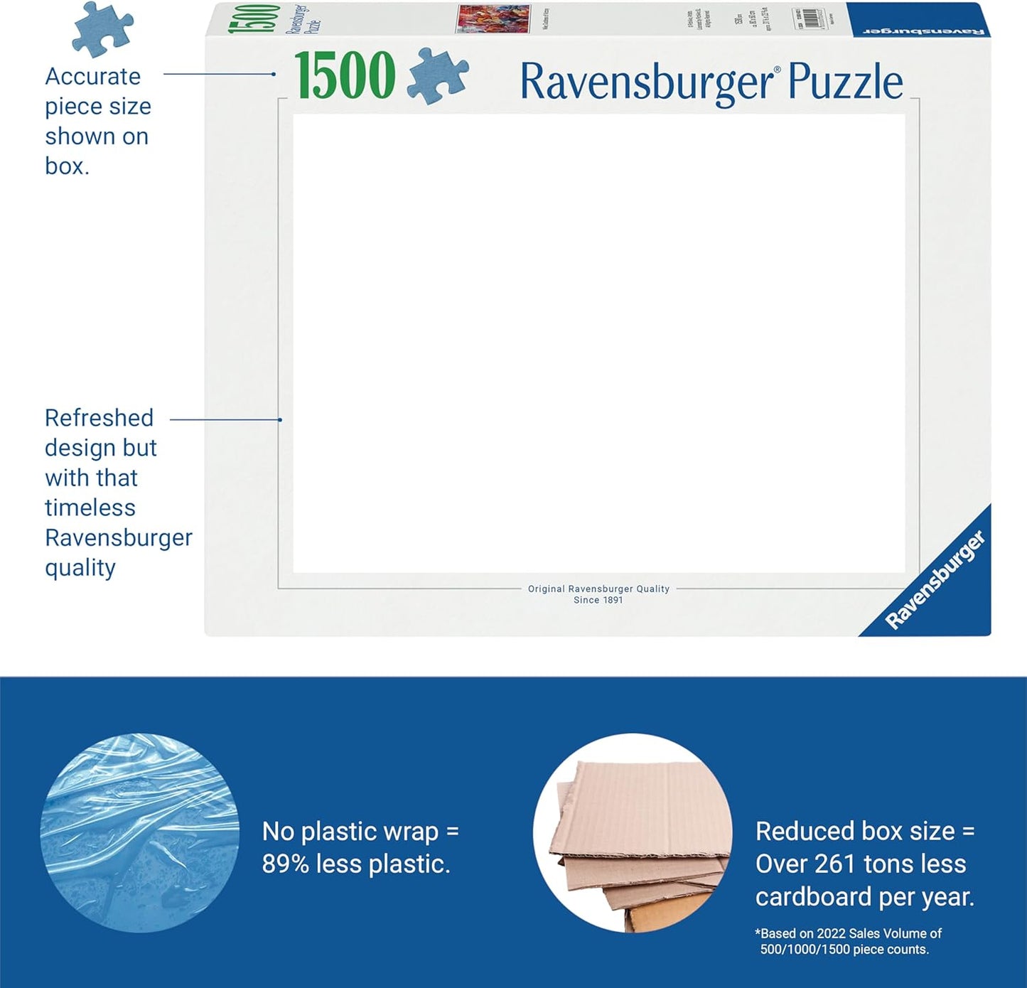 Ravensburger Puzzle Surf's Up de 1500 pièces | Excellente option cadeau | Design de qualité | Certifié FSC pour la durabilité
