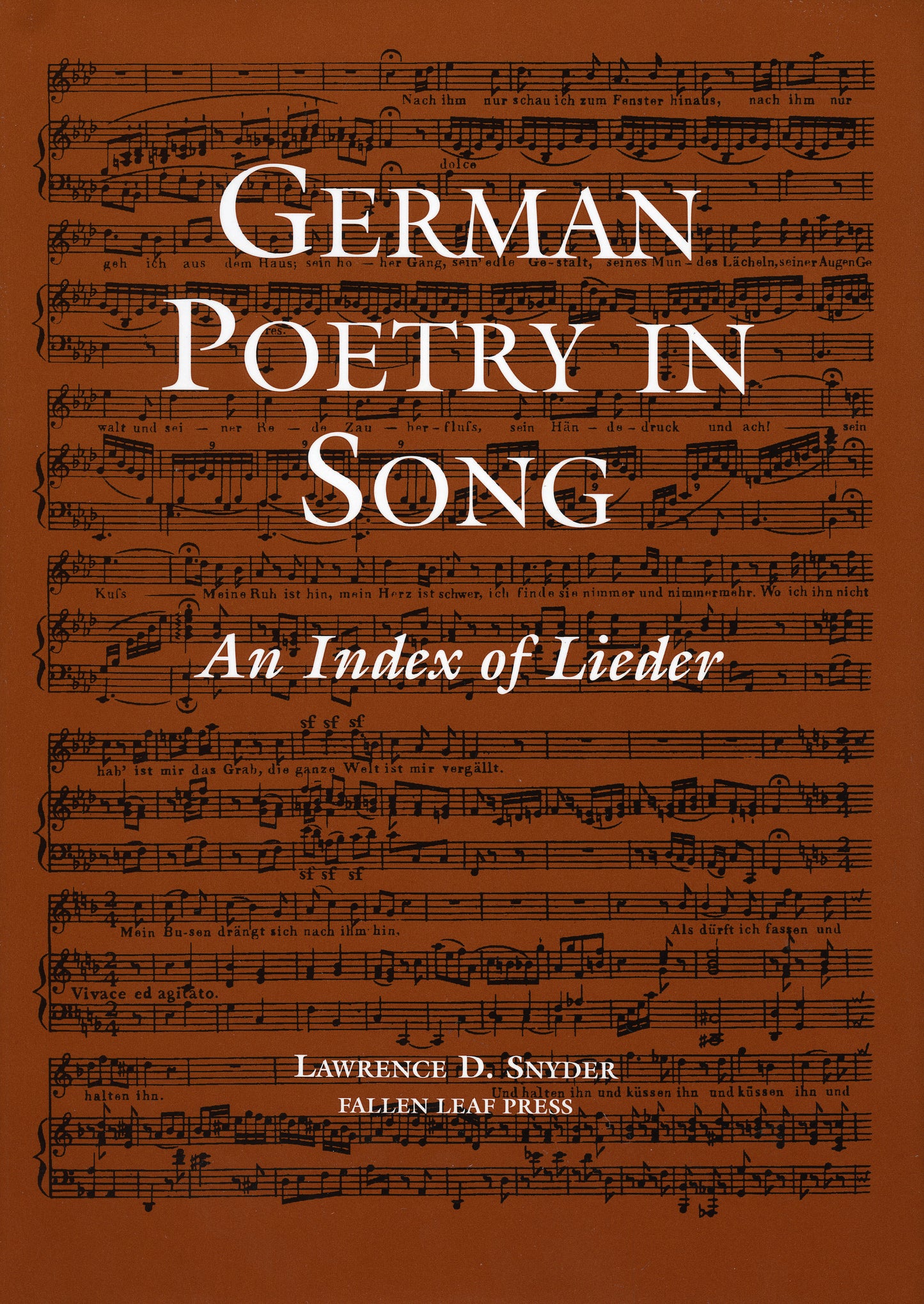 German Poetry in Song