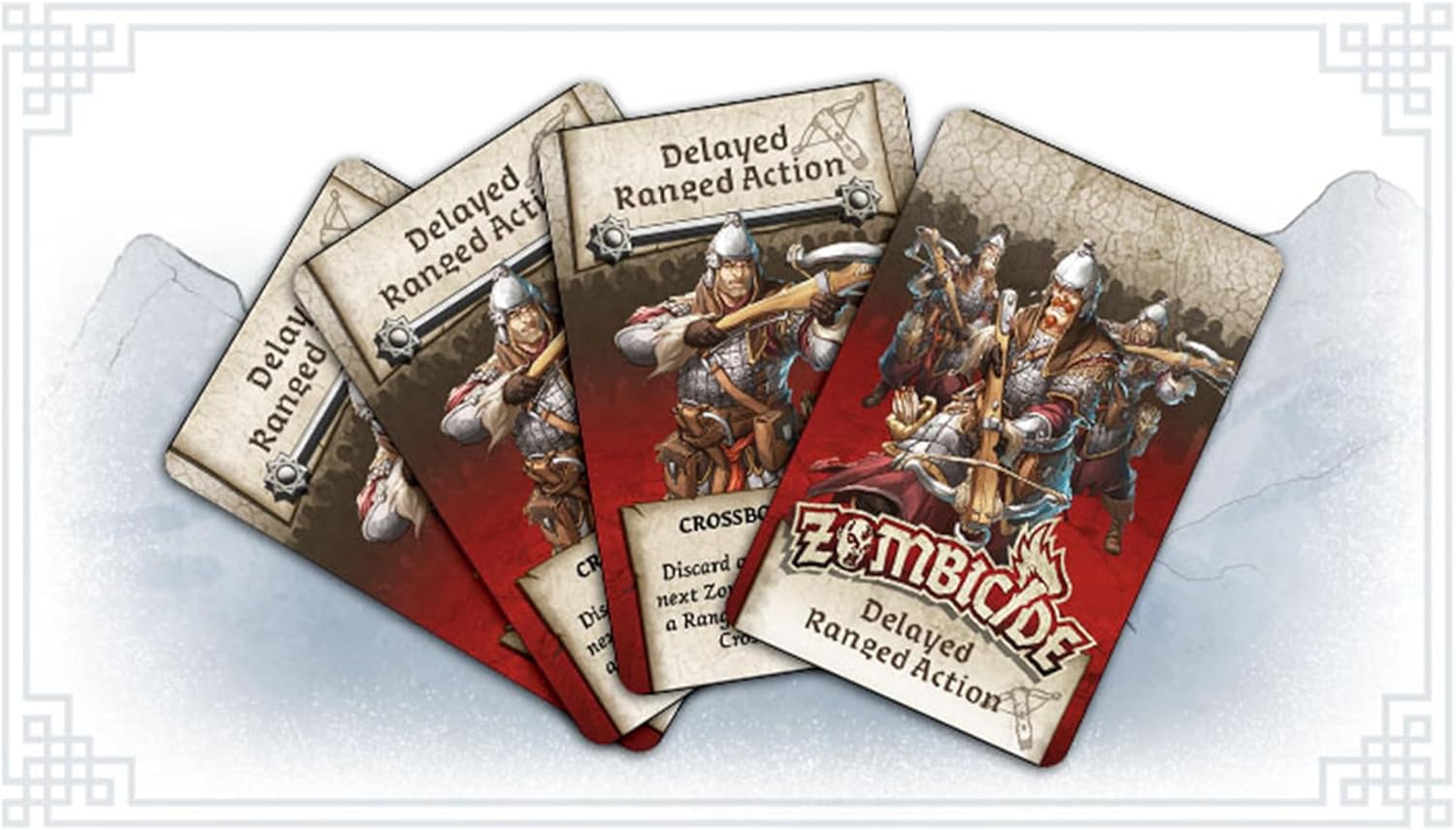 Zombicide White Death : Crossfire Pack – Ajoutez de nouveaux gardes et zombies à vos jeux ! Jeu de stratégie coopératif avec figurines de table, à partir de 14 ans, 1 à 6 joueurs, 1 heure de jeu