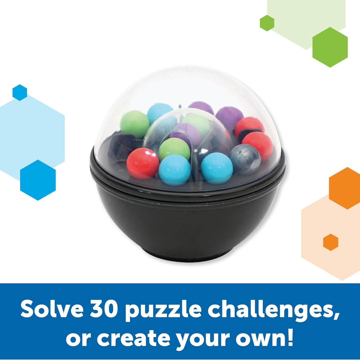 Learning Resources Scramboozle Puzzle Ball, Toys for 6 Year Old Boy or Girl, Travel Games for Kids
