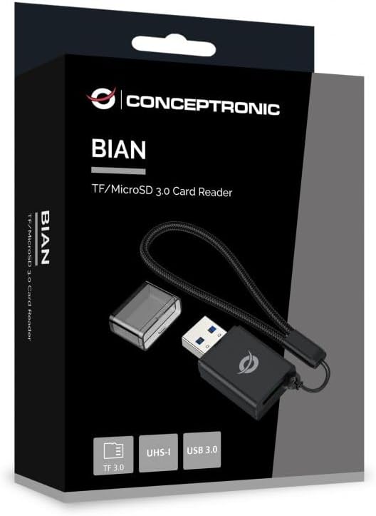 CONCEPTRONIC Card Reader USB-A -> Micro SD/TF 3.0 Black