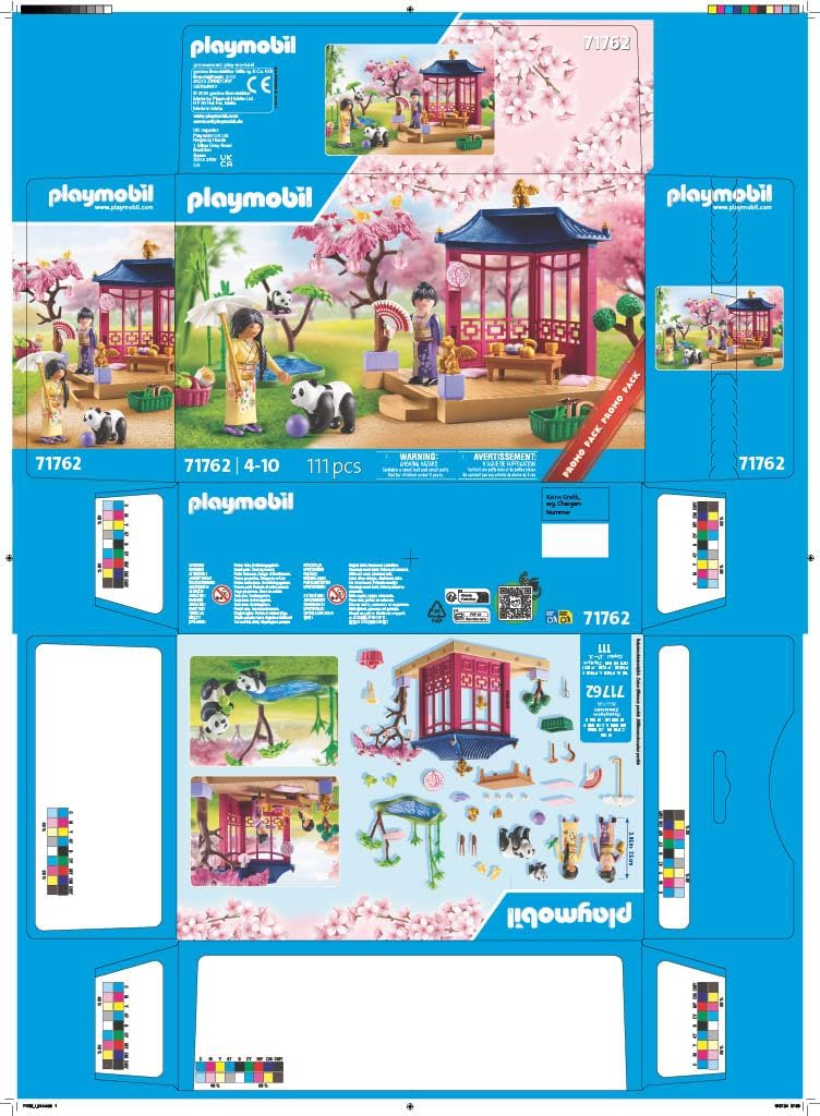Playmobil - Asian Garden With Panda (71762)