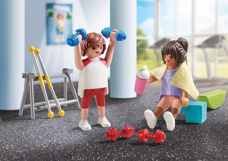PLAYMOBIL | Sports | Fitnesstraining | Speelgoed voor kinderen vanaf 4 jaar | 71806