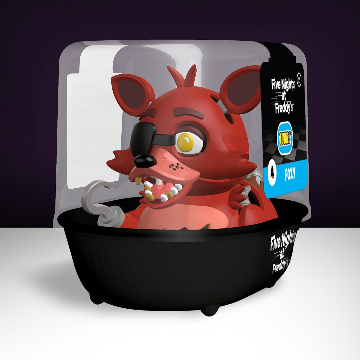TUBBZ Erstausgabe: Five Nights at Freddy's- Foxy als Cosplaying-Gummiente Vinylfigur