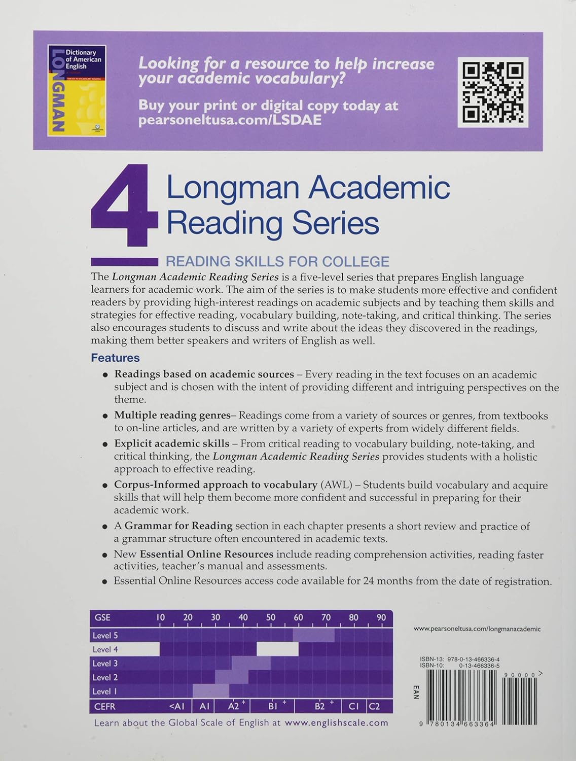 Longman Academic Reading Series 4 with Essential Online Resources: With Online Resources