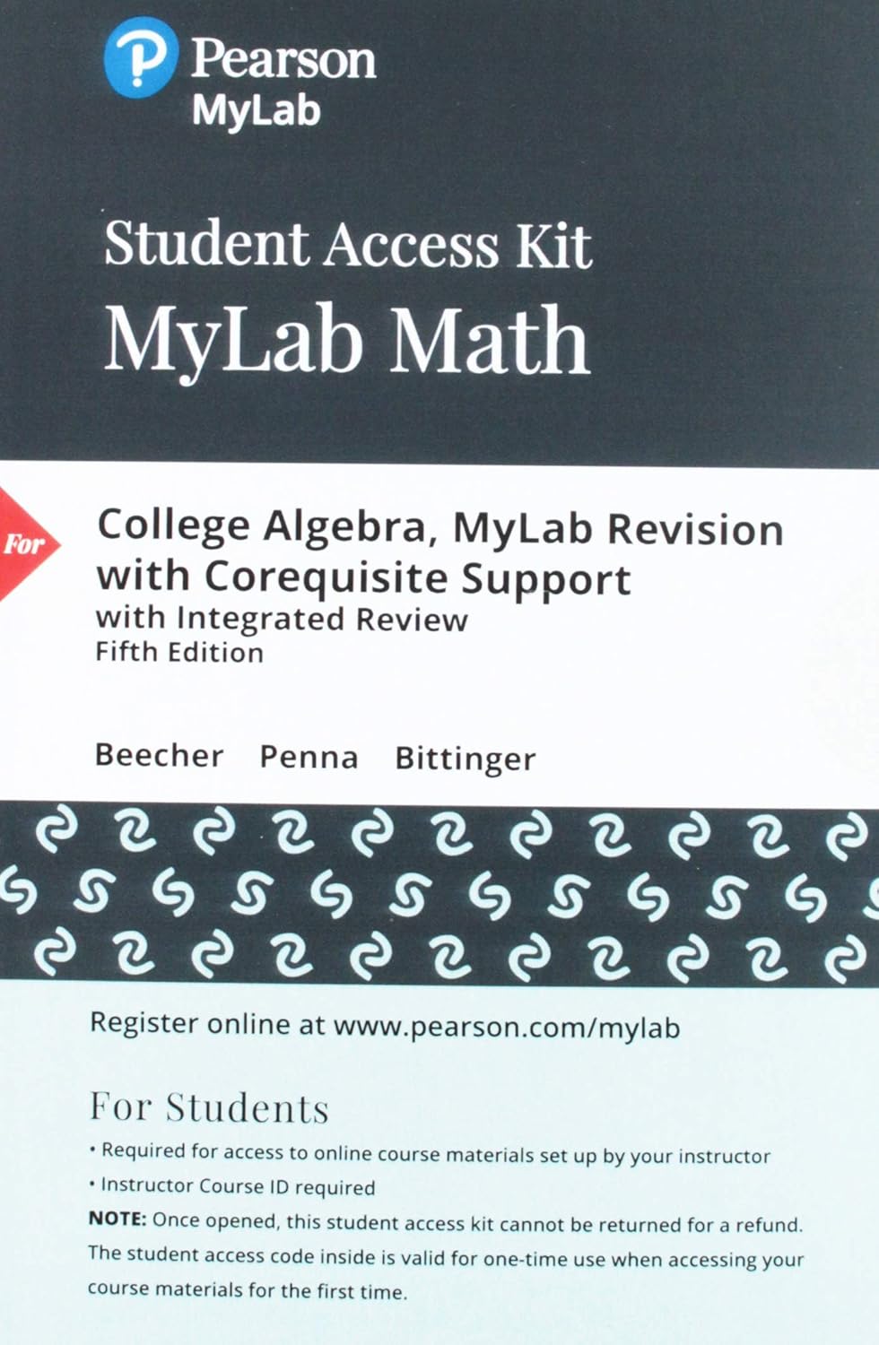 College Algebra, Loose-Leaf Edition Plus Mylab Revision with Corequisite Support -- 24-Month Access Card Package