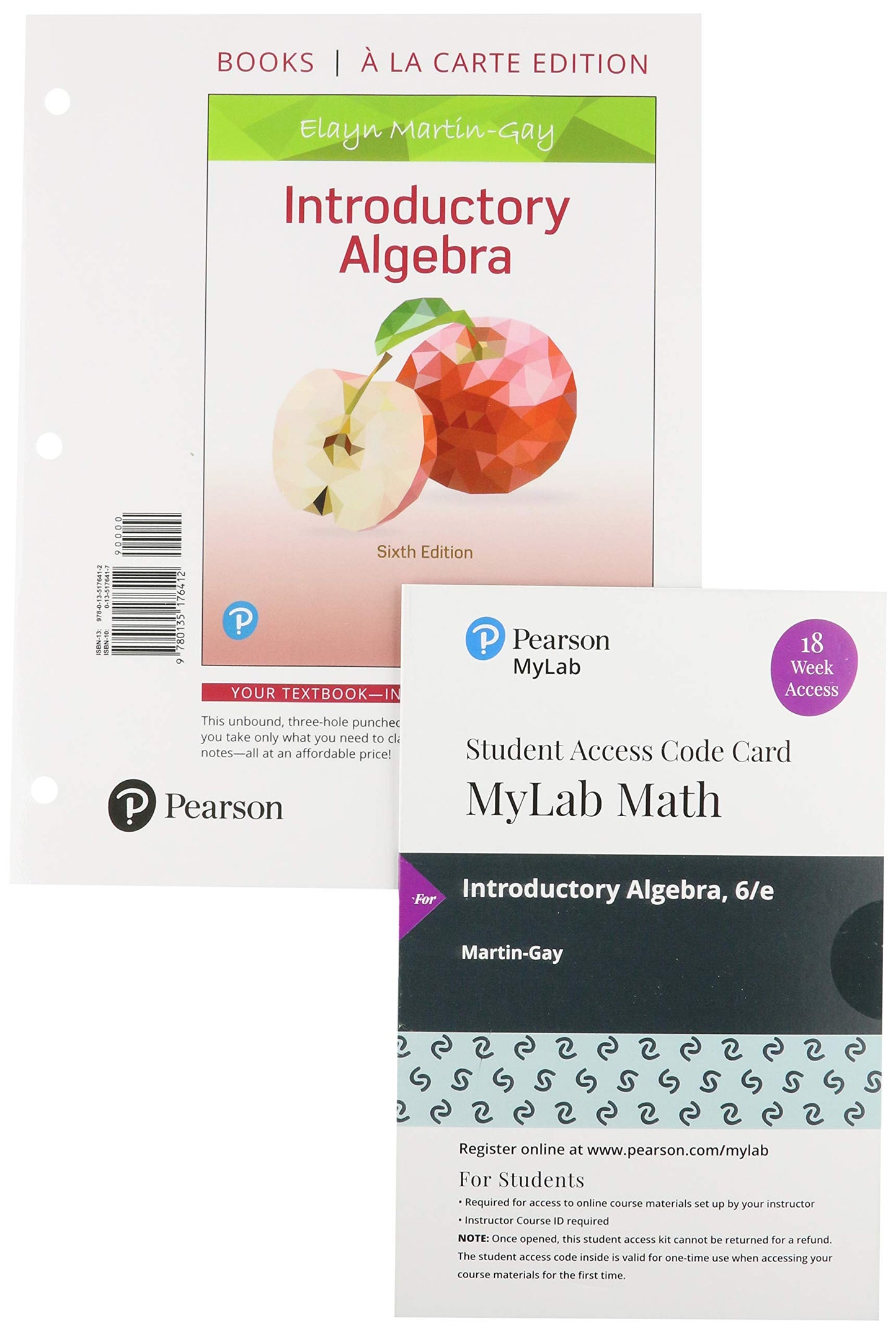 Introductory Algebra, Loose-Leaf Edition Plus Mylab Math with Pearson Etext -- 18 Week Access Card Package