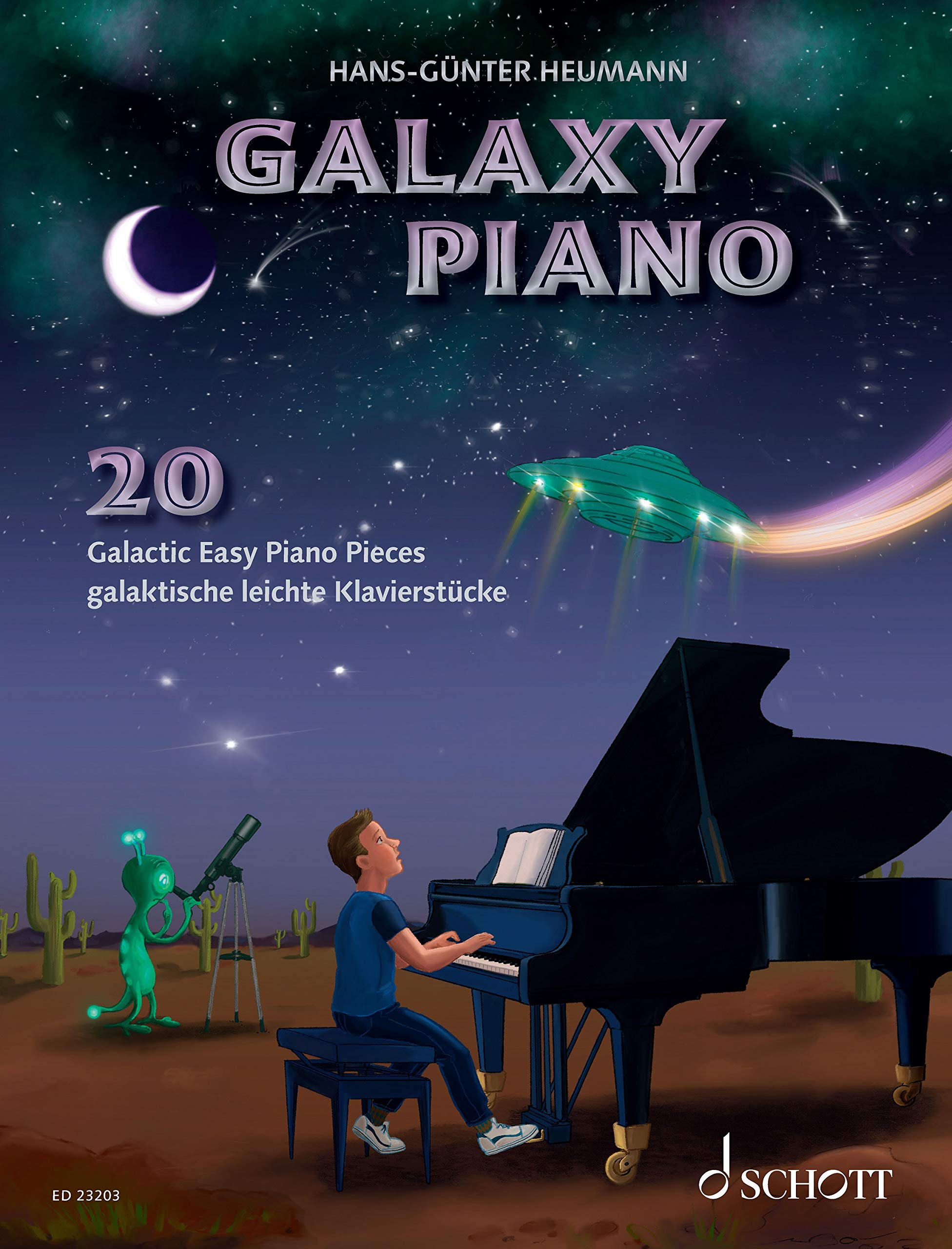 Galaxy Piano 20 Galactic Easy Piano Pieces, Book And Cd