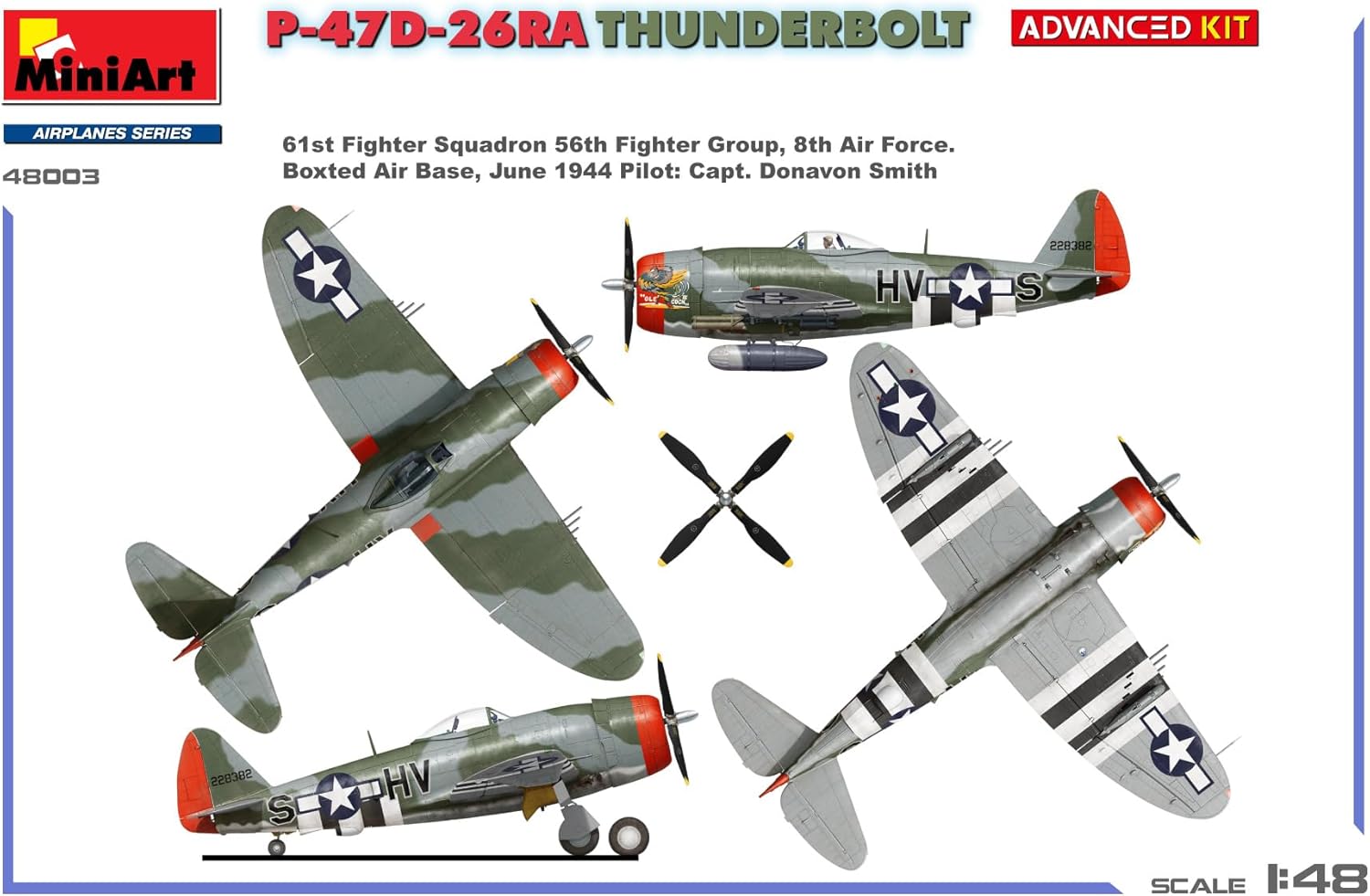 MiniArt - 1/48 P-47d-26ra Thunderbolt Advanced Kit (01/25) *