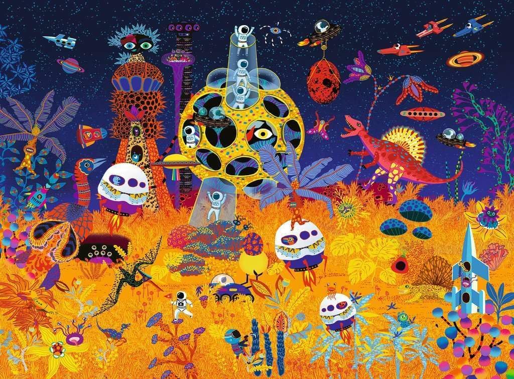 Ravensburger Puzzle pour Enfants - 12004054 - Planète Fantastique - Puzzle pour Enfants à partir de 9 Ans - avec 300 pièces au Format XXL