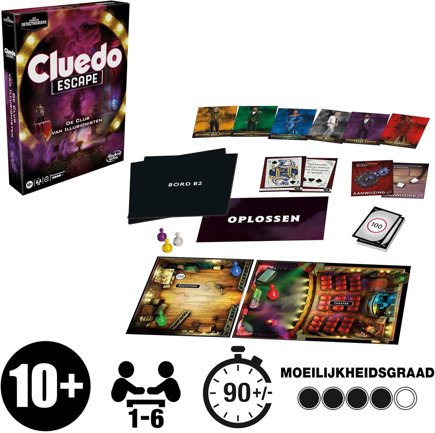 Cluedo - Escape: The Illusionist Club (Nl)