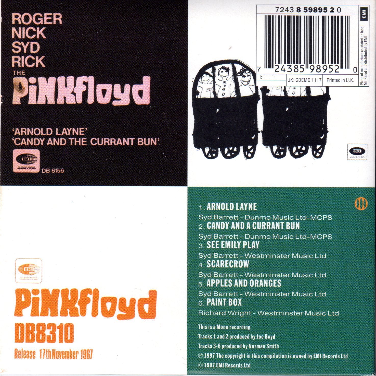 Pink Floyd / 1967: The First 3 Singles