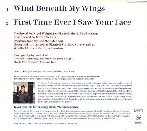 Wind Beneath My Wings