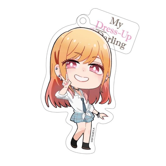 SAKAMI - My Dress-Up Darling - Marin - Chibi Style - Acrylic Keychain, Key Ring - 8 cm