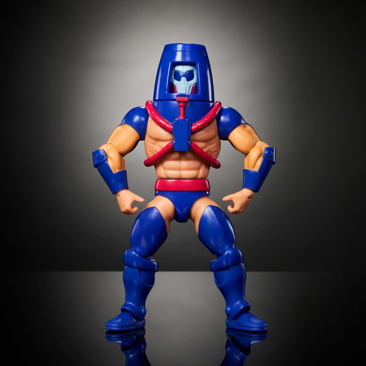 Masters of the Universe Origins Action Figure Cartoon Collection Man-E-Faces 5.5-inch 1980s TV Heroic Warrior, Changeable Face, Mini-Comic, JBM80
