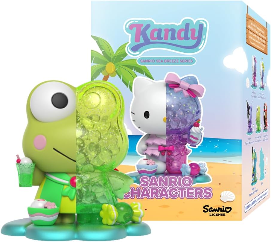 Mighty Jaxx Sanrio Kandy x Sanrio Sea Breeze Summer Edition | Sealed Tray of 6 - Contains No Duplicates | Blind Box Collectible Figurines