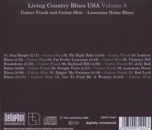 LIVING COUNTRY BLUES USA VOL. 8 - LONESOME HOME BL