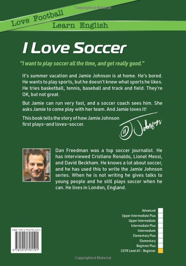 Jamie Johnson: I Love Soccer (HATRIQA Graded Readers)