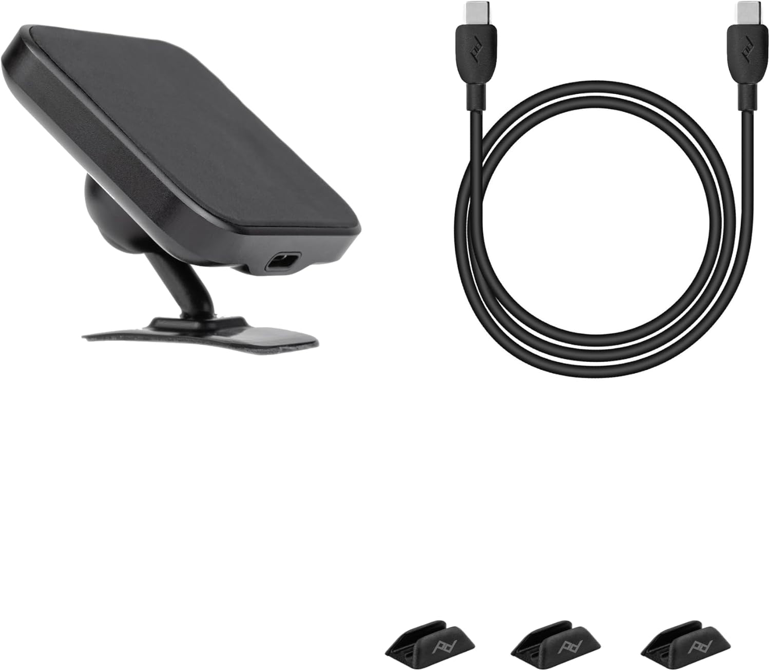 Peak Design - Mobile Car Mount Vhb Charging V2 - Black