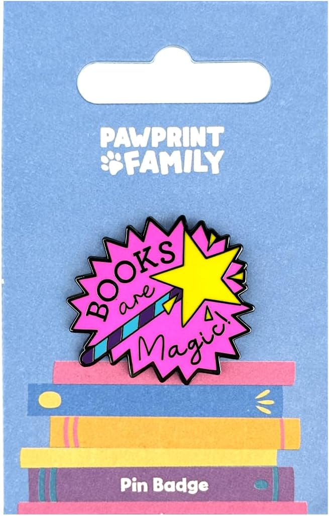 Pawprint Family | Books are Magic Enamel Pin Badge | World Book Day Official Merchandise
