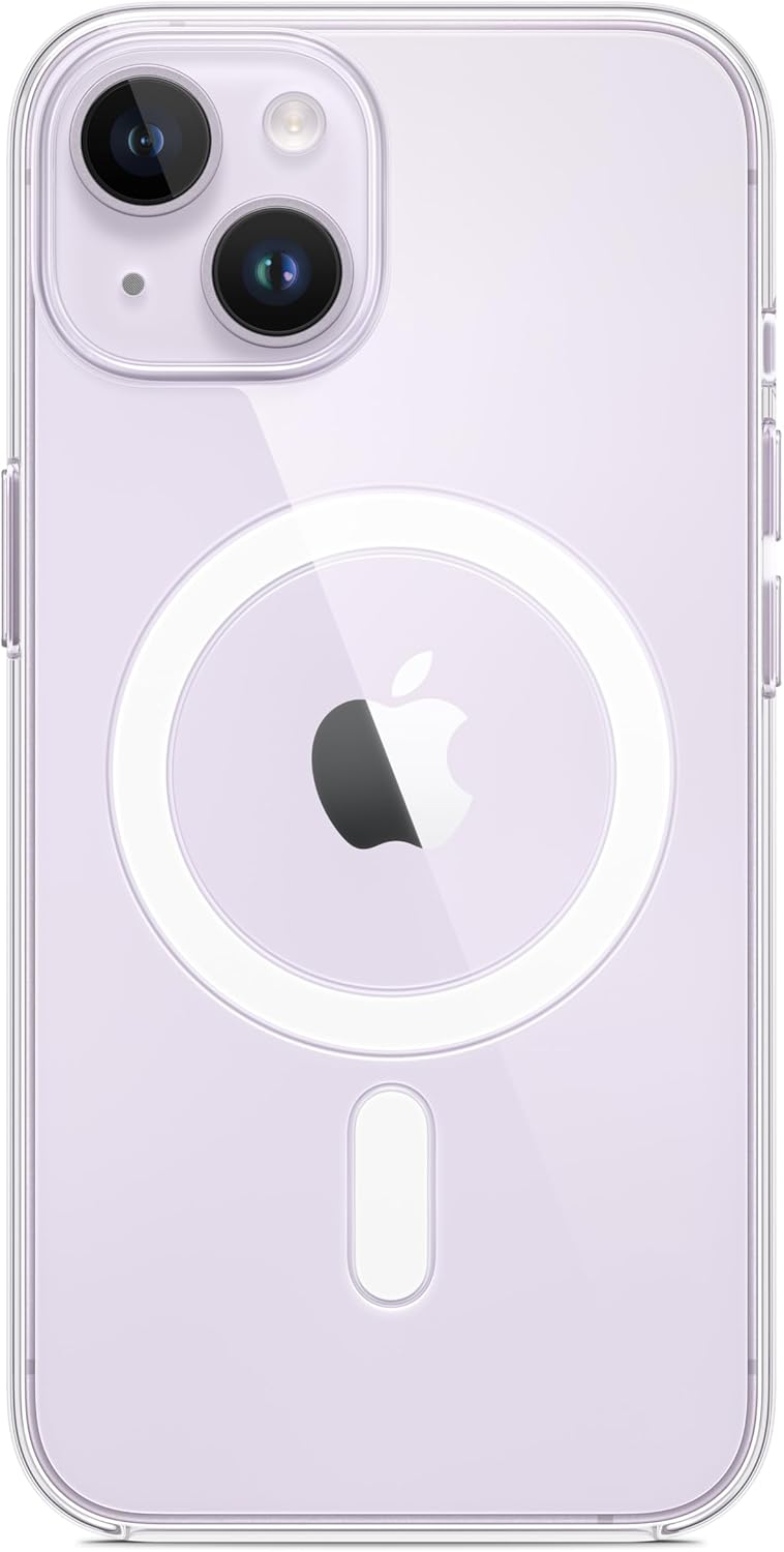 Apple - Back Cover For Mobile Phone - Magsafe Compatibility - Polycarbonate - Clear - For Iphone 14