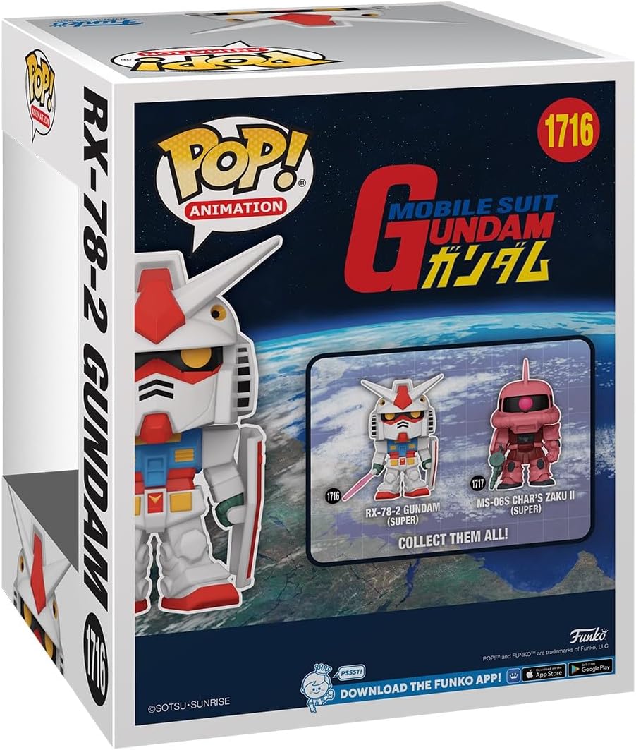 Funko Pop! Super: MS Gundam - RX-78-2 GUNDAM - Mobile Suit Gundam - Collectable Vinyl Figure - Gift Idea - Official Merchandise - Toys for Kids & Adults - TV Fans - Model Figure for Collectors