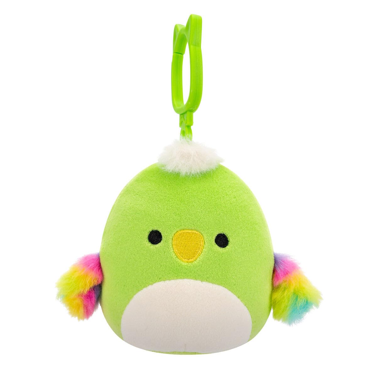 Squishmallows 3.5" Clip-On Wolfe The Parrot