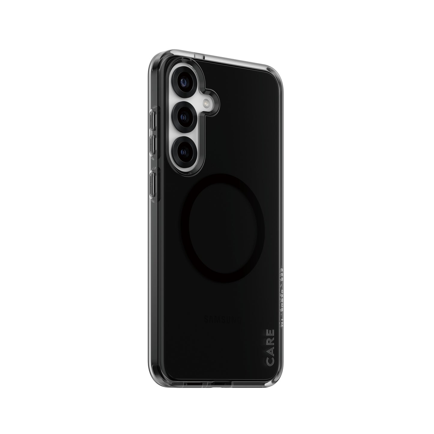 PanzerGlass CARE by ® Flagship Case Urban Combat Smokey w. Black Qi Compatible Samsung Galaxy S25+