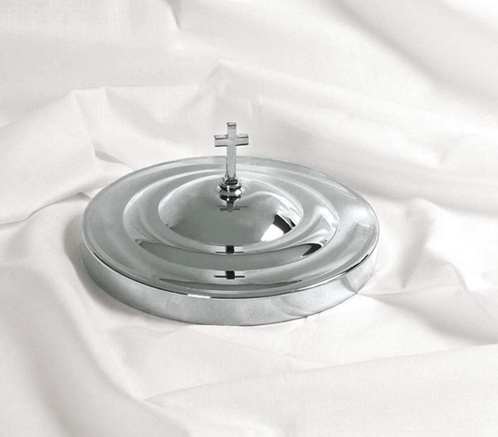 Broadman Holman 435465 Commun Silvertone Bread Plate Cover Stainless