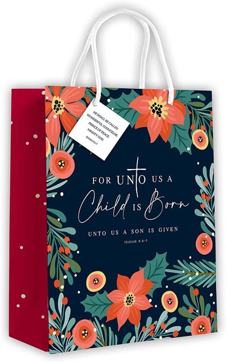 For Unto Us A Child Is Born Gift Bag