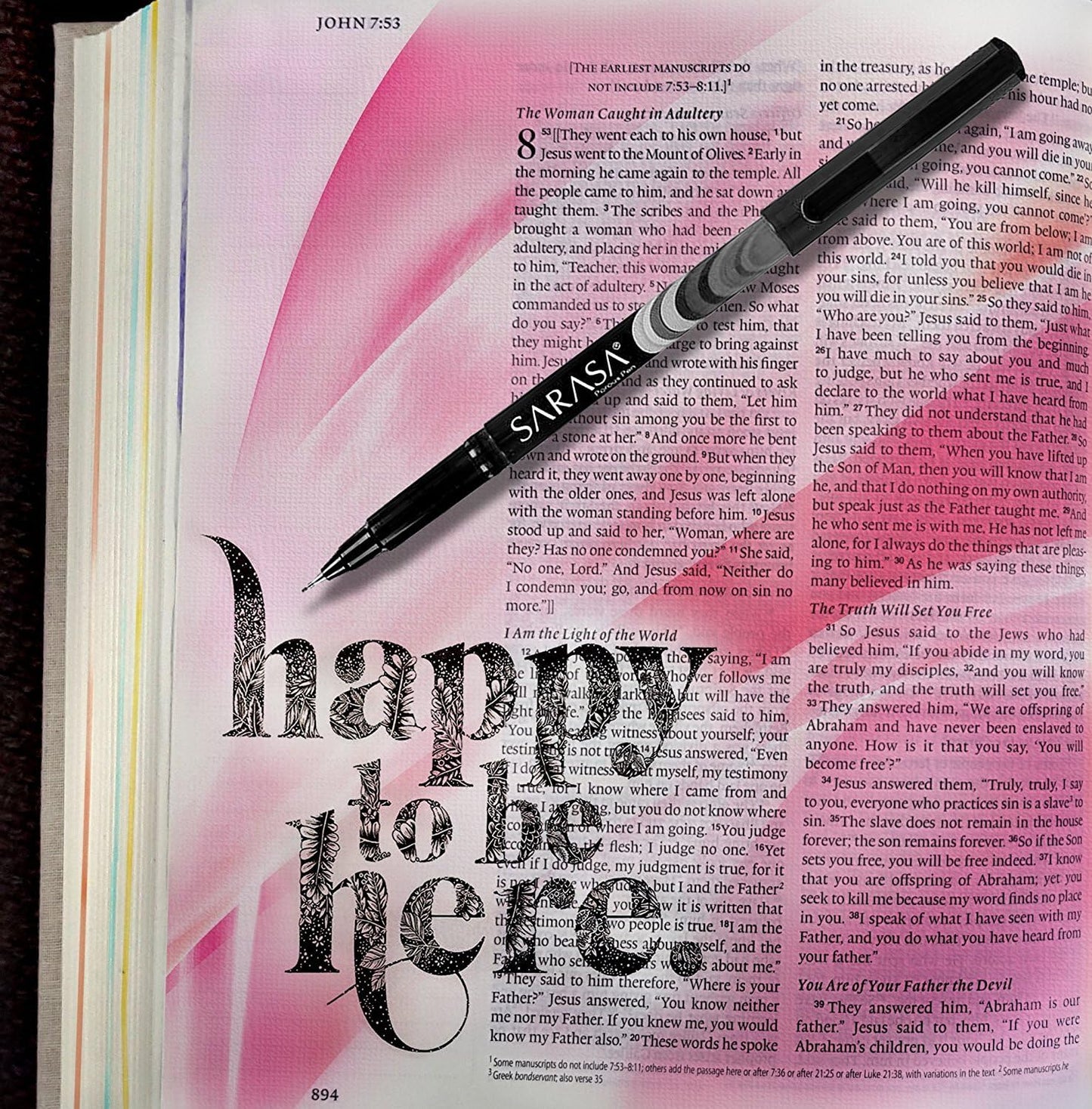 Zebra Sarasa Bible Marking Kit (12 Colours)