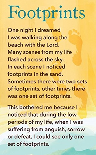 Prayer Card - Footprints