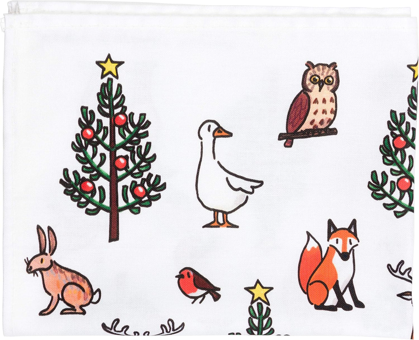 Winter Wildlife Tea Towel