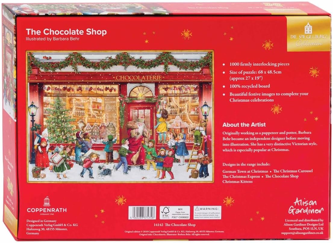 Coppenrath - The Toy Shop - 1000 Piece Christmas Jigsaw Puzzle