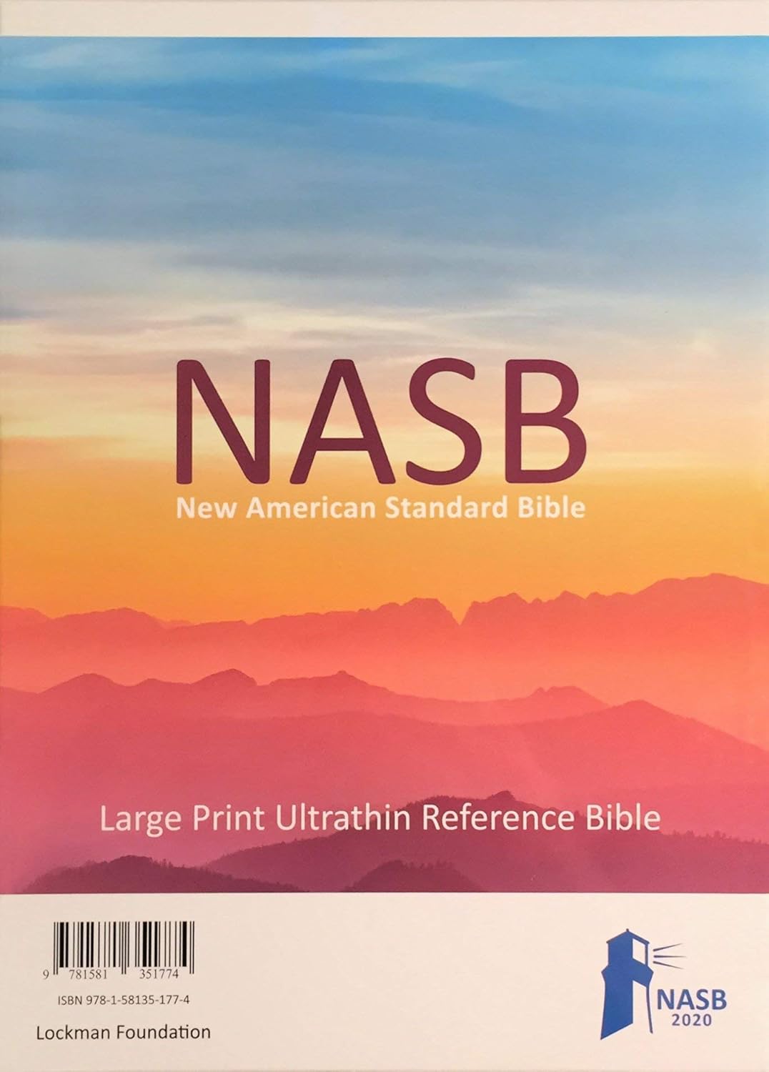 NASB 2020 Large Print Ultrathin Reference Bible, Blue
