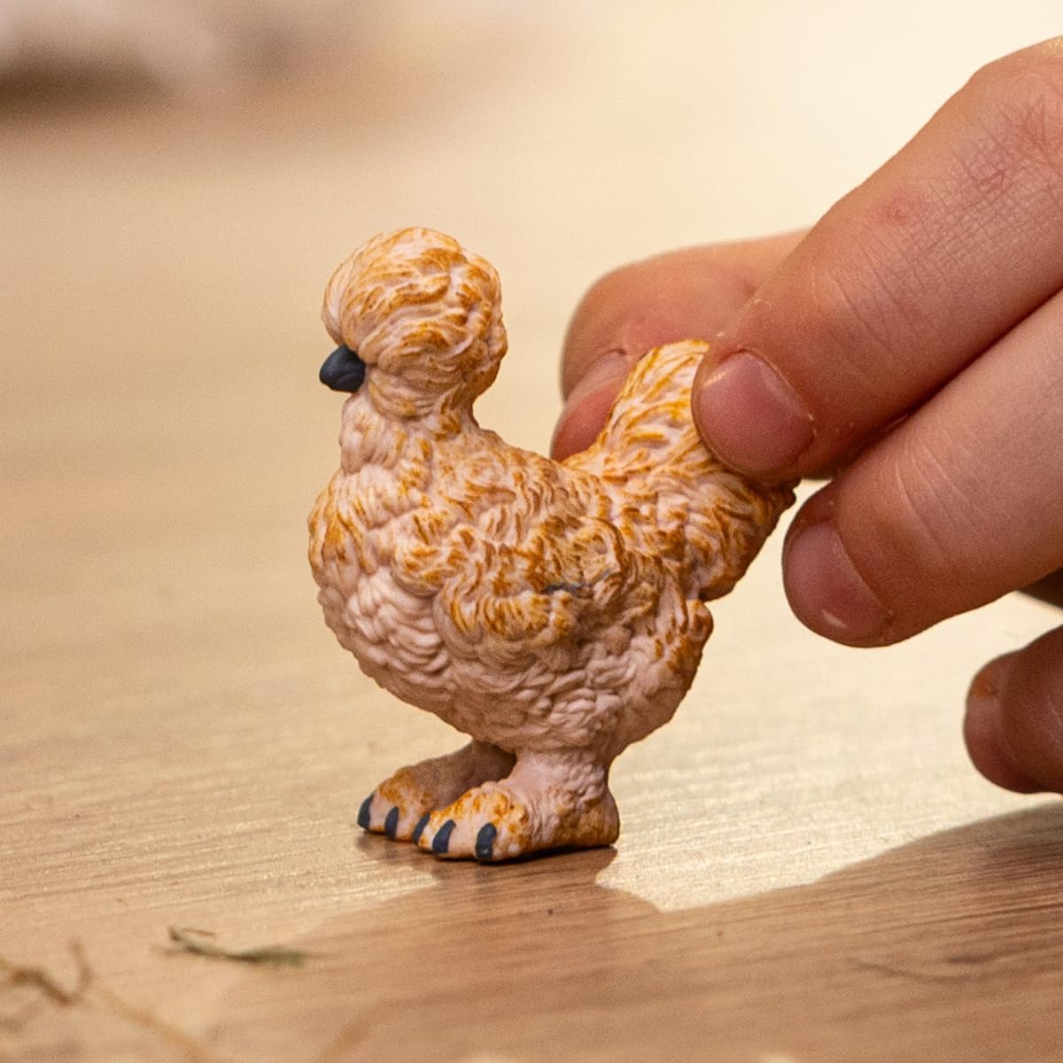 schleich 14891 Silkie Chicken, from 3 years FARM WORLD - Figurine, 6 x 6 x 6 cm
