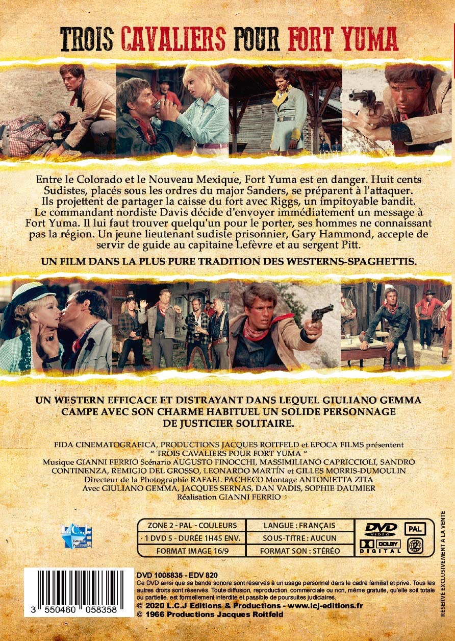 Trois cavaliers pour fort yuma