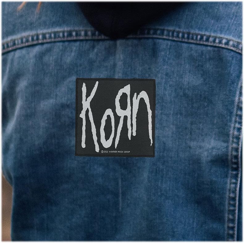 Generic Brand - 10cm x 10cm Korn Logo Fabric Applique Patch