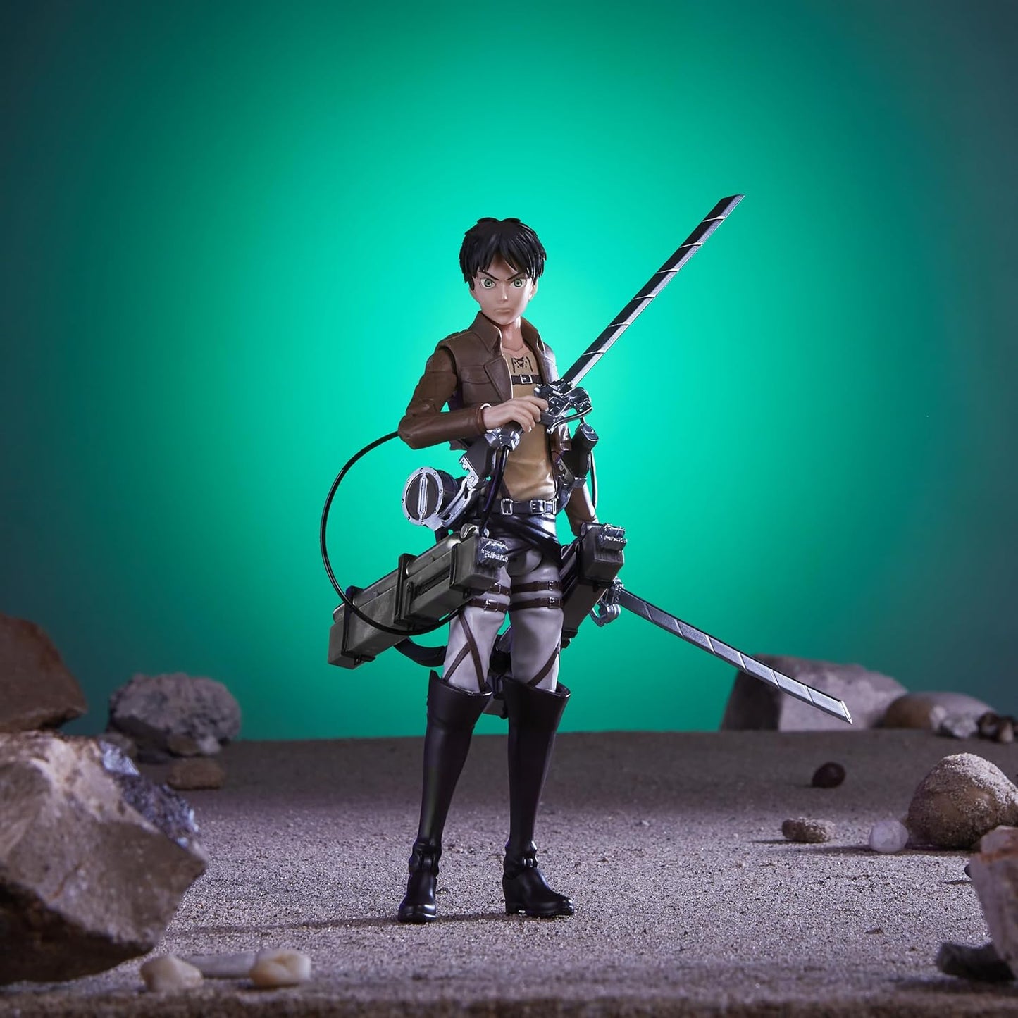 Total Anime Attack on Titan Actionfigur Eren Jaeger 17 cm