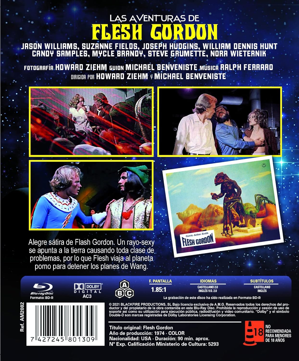 Las Aventuras De Flesh Gordon (Blu-ray) (Bd-R) (Flesh Gordon